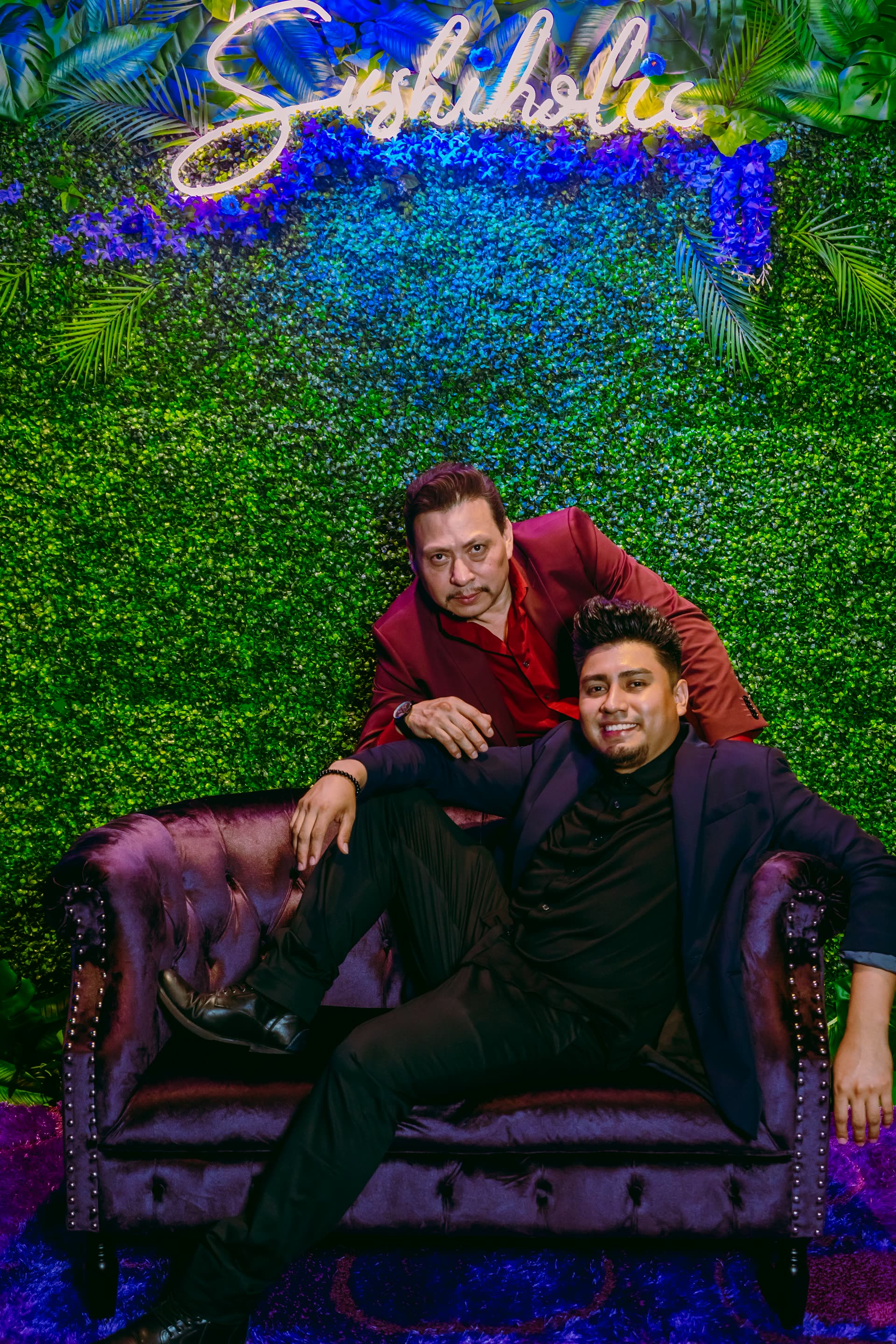 Evic G and Evic Y Villanueva — father and son, the owners of Deer Park Sushi